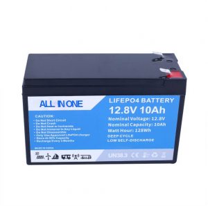 12.8V 10Ah بریښنایی سکوټر سولر لیتیم آئن بیټرۍ Lifepo4 بیټرۍ د چارج وړ لیتیم آئن بیټرۍ