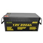 د دودیز ژوند 12V Lifepo4 بیټرۍ 12.8v 200ah د 2000 سائیکل ژوند lifepo4 بیټرۍ سره