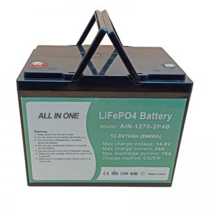 د ریچارج وړ 896Wh lifepo4 بیټرۍ 12V 70Ah د بریښنایی ویچل لپاره