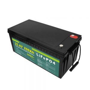 د عمده پلور CE Ros 12 میاشتې تضمین lifepo4 لیتیم 24v 200ah lifepo4 لمریز بیټرۍ