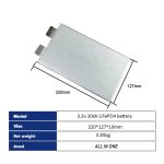 د A درجې LiPO بیټرۍ حجرې 3.2V 30Ah