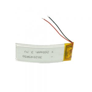 د LiPO متخصص بیټرۍ 302045 3.7V 260mAh