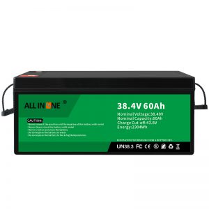 د VPP/SHS/سمندري/موټر 36V 60Ah لپاره 38.4V 60Ah لیتیم اوسپنه فاسفیت بیټرۍ