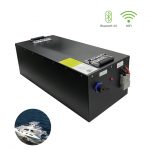 د لچک وړ ګمرک LiFePO4 16S1P 48V 100Ah د چارج وړ بیټرۍ اکو د سمندري کښتۍ او یاچ بیټرۍ پیک لپاره بلوتوټ