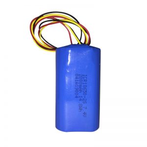 د پورټ ایبل د وینې فشار میټر لپاره 7.4V 2000mAh 18650 لیتیم بیټرۍ