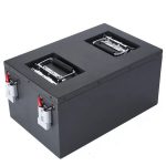 د LiFePO4 بیټرۍ 72V 100Ah د بریښنایی موټرو فورک لیفټونو لپاره د اوږد سایکل ژوند سټینلیس دماغي سره