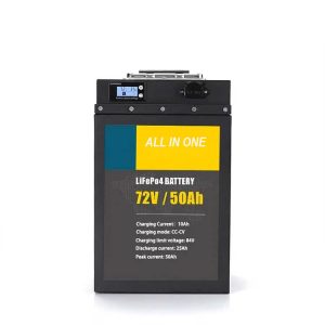 د 72v 50ah لیتیم آئن بیټرۍ 7200w بریښنایی موټرسایکل بیټرۍ