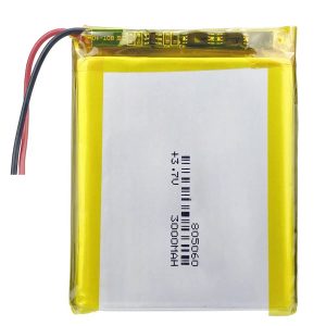 805060 3.7V 3000mAh د چارج وړ لیپو پولیمر بیټرۍ