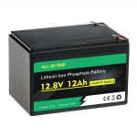 د 12V 12Ah بسته ځای په ځای کولو لیډ اسید بیټرۍ LiFePO4 بیټرۍ