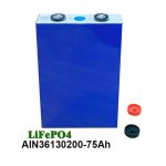 LiFePO4 پریزماټیک بیټرۍ 36130200 3.2V 75AH