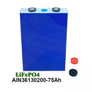 LiFePO4 پریزماټیک بیټرۍ 36130200 3.2V 75AH