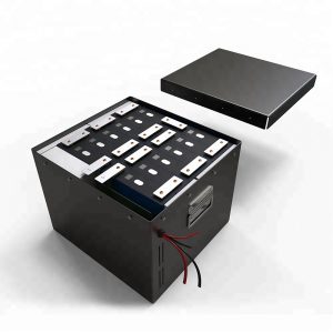 د ګالف کارټ کښتۍ کور شمسي بریښنا ذخیره لپاره LiFePO4 پریزماتي بیټرۍ 48V 100AH