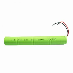 د NiMH د چارج وړ بیټرۍ SC 3600mAH 4.8V