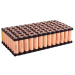 25.2V 50Ah 18650 د AGV ټرکونو کې کارول شوي صنعتي روبوټونو لپاره لیتیم آئن بیټرۍ